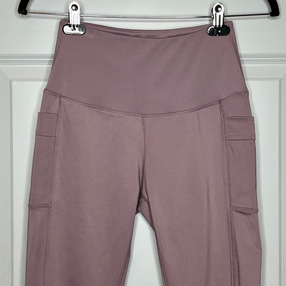 LegEnd Active High Waisted Pocket Leggings‎ Lilac Athleisure Workout Size S